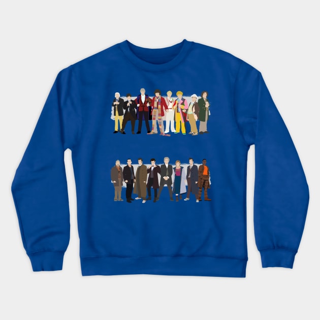 All the Doctors Crewneck Sweatshirt by MrSaxon101